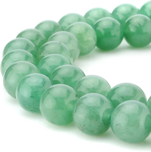 Miniatura 82 de Cuentas de ónix negro BEADNOVA con cuentas de cristal natural, piedras preciosas, redondas, sueltas, curativas de energía con cordón elástico de 01)