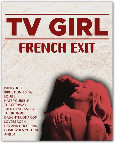 Miniatura 11 de Muerte de una Chica de Fiesta Moody Indie - Póster de Tv Girl - Póster Muerte de una Chica de Fiesta - Decoración de Tv Girl para Dormitorio