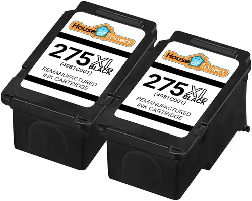 Miniatura 2 de Houseoftoners Repuesto remanufacturado para cartucho de tinta negra PG-275XL – Tinta de impresora de alto rendimiento para Canon PIXMA TS3500