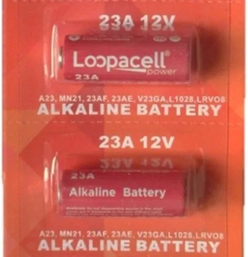 Miniatura 2 de LOOPACELL 2 baterías alcalinas A23 GP23AE 21/23 23A 23GA MN21 GP23 23AE 12v