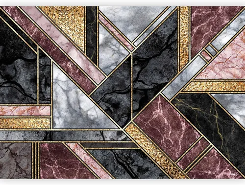 Miniatura 12 de artgeist Mural de pared prémium con diseño de mármol, 79 x 55 pulgadas, papel tapiz no tejido, decoración de pared de vellón, impresión fotográfica
