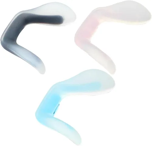 Healifty Almohadillas de silicona para la nariz para gafas, cómodos cojines antideslizantes para la nariz, reemplazo flexible para niños y adultos,
