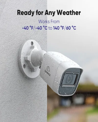 Miniatura 9 de SANNCE 8CH 1080N - Sistema de cámara de vigilancia para el hogar y 4 cámaras CCTV 1080P TVI, resistente a la intemperie, visión nocturna infrarroja