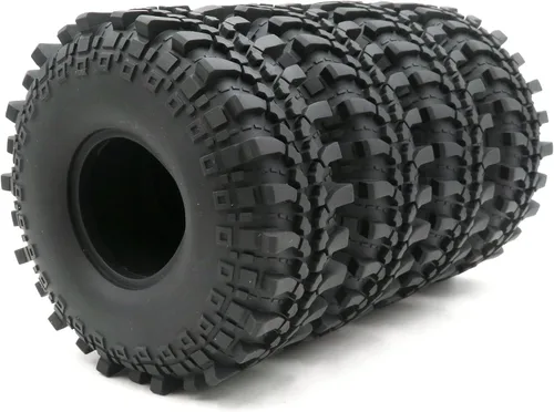 Miniatura 4 de 4pcs RC 2.2 Crawler Mud Terrain Neumáticos Super Grip Soft Neumáticos con inserto de espuma suave Altura: 145mm/5.7inch