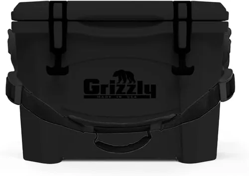 Grizzly - Enfriador de 15 cuartos de galón | Baúl de hielo duradero con aislamiento rotomoldeado | Fabricado en Estados Unidos | Garantía de por