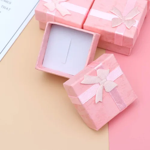 Miniatura 5 de Juego de 24 cajas de joyería de cartón, cajas de joyería, anillos, colgantes, aretes, collares, cajas para aniversarios, bodas, cumpleaños