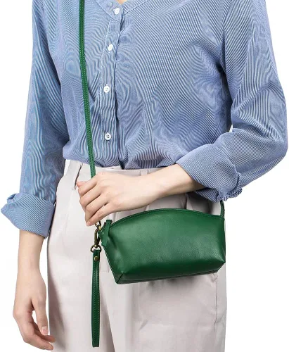 Miniatura 3 de Monederos pequeños para mujer, bolsos cruzados de cuero, monederos de pulsera, bolso de mano pequeño