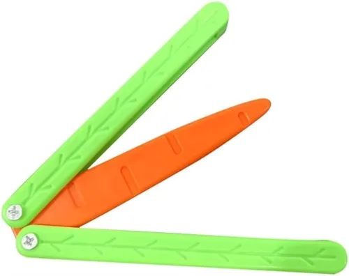 Miniatura 3 de LIYYA Cuchillo de mariposa para adultos, juguete de plástico EDC Fidget Juguetes sensoriales para aliviar la ansiedad y el estrés