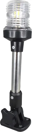 Miniatura 2 de Pactrade Marine Luz de Anclaje de Navegación Marina para Barco Yate Pontón 12V 360 Grados Todo Alrededor LED Blanco Natural A Prueba de Salpicaduras