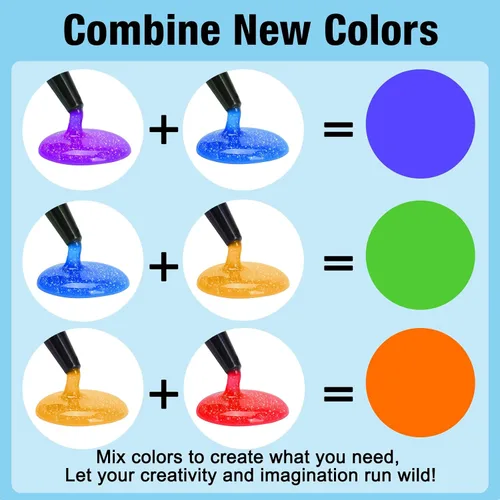 Miniatura 6 de JDiction Resina UV de color con purpurina, resina UV metálica de 8 colores con efecto brillante, kit de resinas de purpurina dura para fabricación