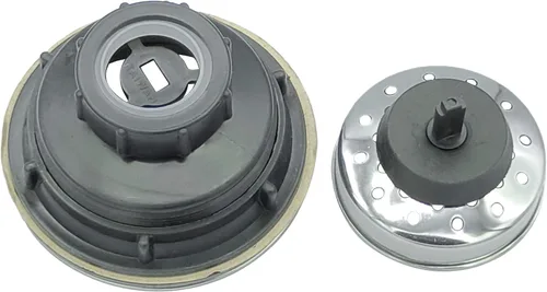 Miniatura 6 de Colador de cesta de 4 pulgadas para fregadero de cocina de acero con base de ABS y montaje de colador extraíble, para fregadero de cocina estándar