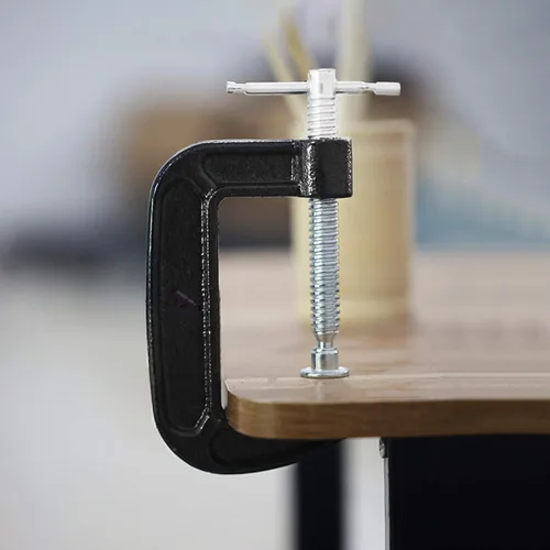 Miniatura 6 de 6 abrazaderas C de 4 pulgadas de acero resistente C - Juego de abrazaderas C de resistencia industrial para carpintería, soldadura, construcción