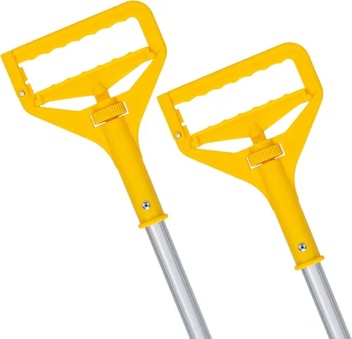 Miniatura 8 de KeFanta Trapeador comercial de 60 pulgadas con mango largo, trapeador de algodón de cuerda de extremo con bucle para limpieza del hogar, cocina