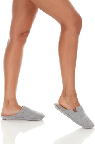 Miniatura 6 de Floopi Pantuflas de casa para mujer, forro superior de jersey suave, pantuflas de espalda cerrada, plantilla de memoria cómoda de múltiples capas