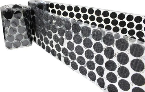 Miniatura 2 de VViViD Hook 'N Loop - Paquete de rollo adhesivo negro de 3/4 pulgadas (3/4 pulgadas), color negro