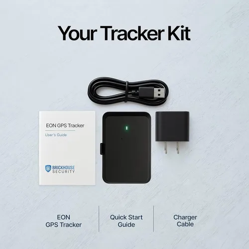 Miniatura 5 de Brickhouse Security EON Odyssey - Rastreador GPS para vehículos y activos, batería de larga duración con soporte magnético, alertas de manipulación