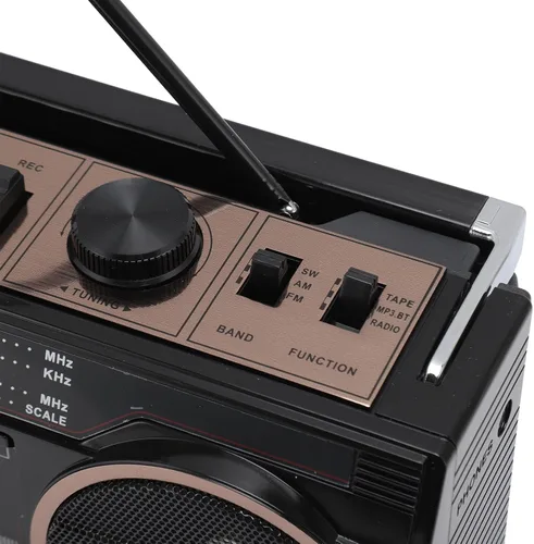 Miniatura 6 de Reproductor de casete portátil, Retro Blueooth, AM FM SW Radio estéreo reproductor de cinta de casete con altavoz grande y conector