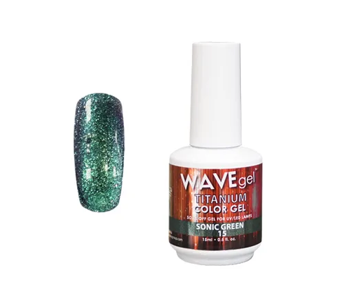 Miniatura 33 de WAVEGEL - Esmalte de uñas en gel con purpurina, colección Titanio, #28 Twinkle Pink I 0.5 onzas