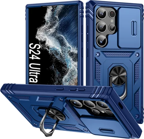 Miniatura 55 de Funda para Galaxy S22 Ultra, a prueba de golpes, resistente a los impactos con lente deslizante Funda protectora para Samsung Galaxy S22 Ultra 4G/5G