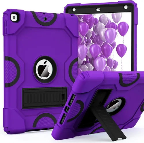 Miniatura 11 de ZoneFoker - Funda para iPad de 9.ª generación, funda para iPad de 8.ª y 7.ª generación, funda para iPad de 10.2 pulgadas 2021/2020/2019, funda Negro