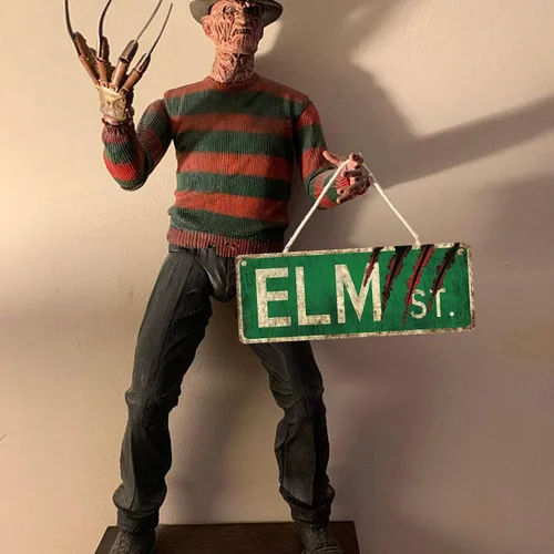 Miniatura 4 de flinelife Cartel de Elm Street, 16x6, Colección de Carteles de Terror - Perfecto para Amantes de las Películas de Horror