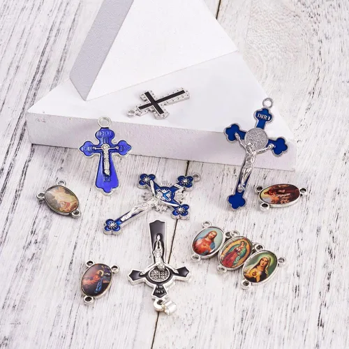 Miniatura 7 de Mega Pet Colgantes de cruz de aleación para fabricación de joyas y aretes de collar mixto