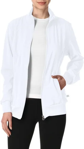 Miniatura 90 de Infinity by Cherokee 2391A - Chaquetas médicas con cremallera frontal para mujer, tela elástica en 4 direcciones