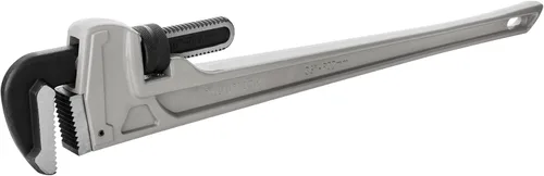 DURATECH Llave de tubo recto de aluminio de 36 pulgadas de servicio pesado, llave de fontanería ajustable, forjada por caída, supera el estándar GGG