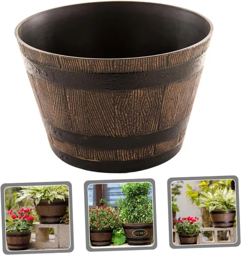 Miniatura 4 de BESTOYARD Maceta de resina para maceta pequeña, extra grande, soporte decorativo para macetas