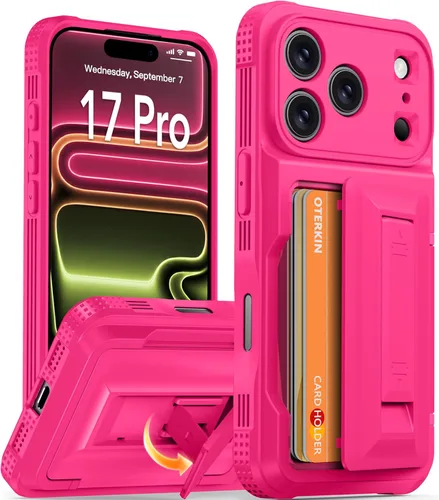 Miniatura 19 de Oterkin Funda tipo cartera para iPhone 17 Pro Max [4-5 tarjeteros] [soporte de soporte] [protección completa de la cámara] [bloqueo RFID] iPhone 17