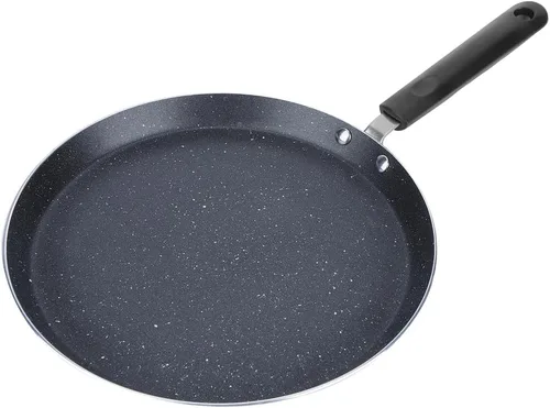 Yosoo Sartén antiadherente, utensilios de cocina de aleación de aluminio de calentamiento rápido con mango a prueba de calor para desayuno,