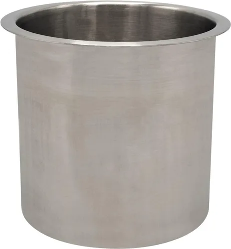 Miniatura 7 de Outwater Ojales de basura de acero inoxidable pulido 304 de 8 pulgadas (nominal) de diámetro x 2 pulgadas de alto para canaletas de basura