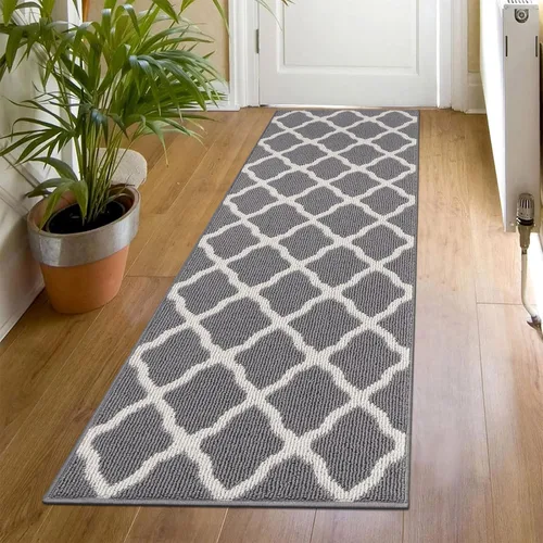 Miniatura 16 de SHACOS Alfombra de pasillo lavable de 2 x 8 pies, con parte trasera de goma antideslizante, resistente a las manchas, alfombra de cocina