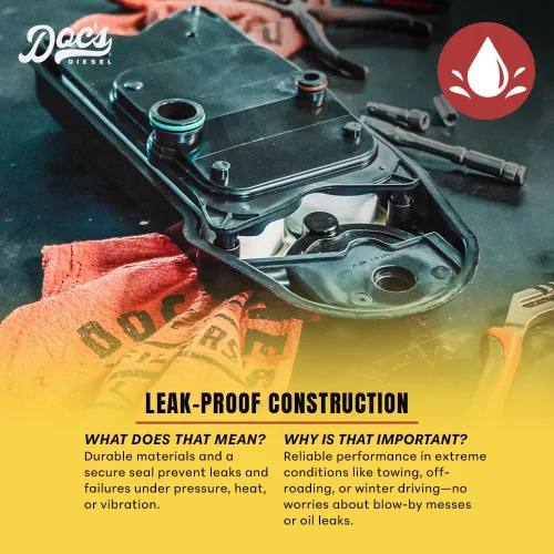 Miniatura 6 de Doc's Diesel Filtro CCV D804418 Compatible con RAM 6.7L Cummins 2500, 3500, 4500, 5500 2007.5+ Sustituye a CV52001