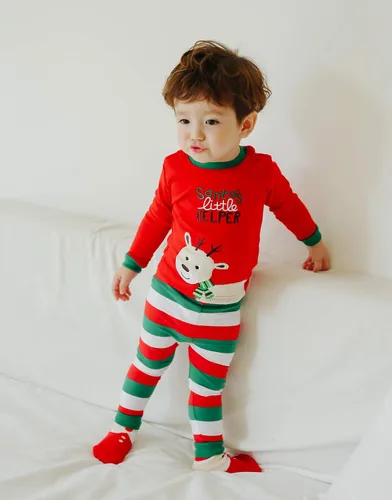 Miniatura 2 de VAENAIT BABY Conjunto de pijama a cuadros a juego para niños, adultos, familia, Halloween, Navidad, Navidad, vacaciones, búfalo