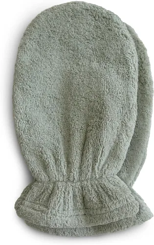Miniatura 9 de mushie Guantes de baño para bebé, algodón orgánico, paquete de 2 (amarillo otoño)