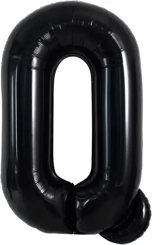 Miniatura 58 de TONIFUL Globos grandes de helio de letras B negras grandes de 40 pulgadas, globos de aluminio Mylar para decoración de suministros de fiesta