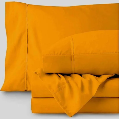 Miniatura 7 de 500TC Hoja de Super Calidad Ropa De Cama fija 100% algodón egipcio 4pc Set 24" pulgadas bolsillo extra profundo