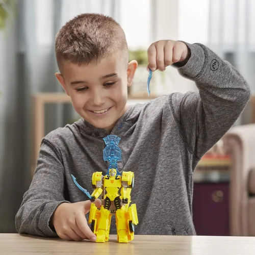Miniatura 8 de Transformers Toys Cyberverse Ultra Class Bumblebee Figura de acción, combina con armadura Energon para encenderse, para niños de 6 años en adelante