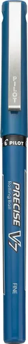 Miniatura 2 de PILOT Precise V7 - Bolígrafos de bola de punta fina de 1/32 de pulgada (0.7mm), tinta azul líquida, paquete de 14 (15415)