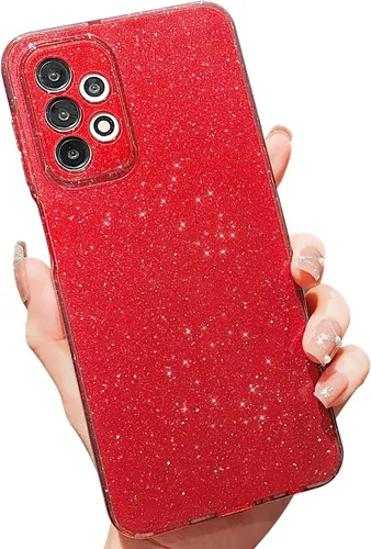Miniatura 48 de MINSCOSE Funda compatible con Samsung Galaxy A14 5G, bonita funda delgada con purpurina fina, a prueba de golpes, de TPU para mujeres y niñas