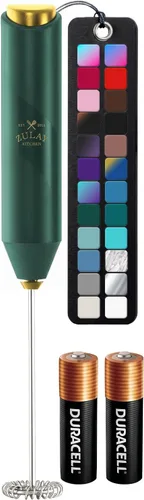 Miniatura 41 de Zulay Kitchen - Batidor eléctrico de mano para café, lattes, capuchinos, matcha y chocolate caliente, mezclador portátil para bebidas, accesorio