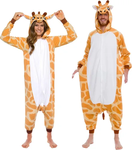 Funziez! - Disfraz de Halloween para adultos, disfraz de animales y criaturas marinas, mameluco afelpado para cosplay, para mujeres y hombres