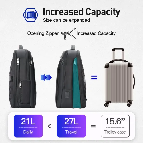 Miniatura 4 de BOPAI Clásico para, Negro -, Mochilas