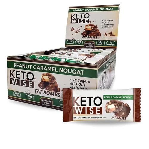 Miniatura 9 de Keto Wise Fat Bombs - Hecho con aceite MCT que contiene chocolate, bajo en grasa, bajo en carbohidratos y apto para dieta cetogénica, 0.28 oz