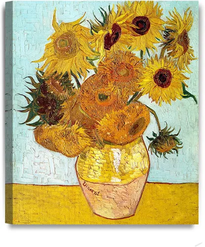 Miniatura 16 de DECORARTS - Serie de pinturas enmarcadas de Vincent Van Gogh (favoritos) – impresión giclée de arte en lienzo.