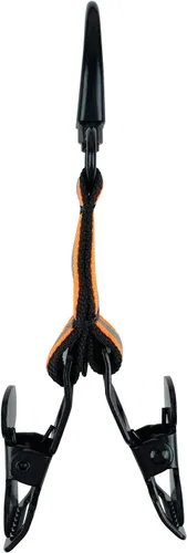 Miniatura 4 de KUNN Correa de guante de bombero, clips de soporte de guante de seguridad para el trabajo con clip de cocodrilo Naranja