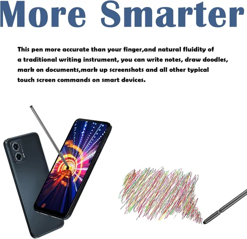 Miniatura 4 de Lápiz capacitivo para Moto G Stylus 2023, repuesto para Motorola Moto G Stylus 5G (2023) Pen Touch Pen Moto G 5G 2023 Stylus Pen (negro)