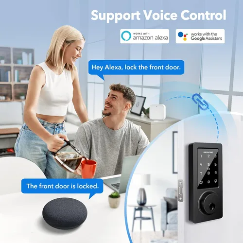 Miniatura 6 de Puerta de enlace inteligente Wi-Fi, concentrador G2 para entrada sin llave, control remoto y administración de cerrojo Bluetooth con aplicación