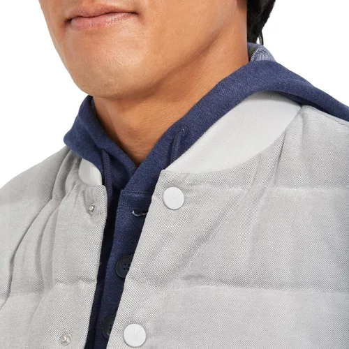 Miniatura 5 de Mizzen+Main Chaleco acolchado ligero resistente al agua para hombre, con botones frontales, colección York